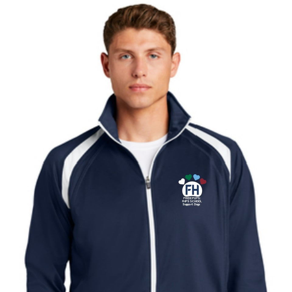 Pride Pup Navy Youth, Women's, & Men's Track Jacket